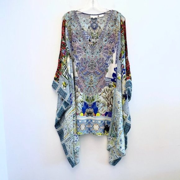Auc Split Shoulder Kaftan- My Majorelle - Picture 13 of 16